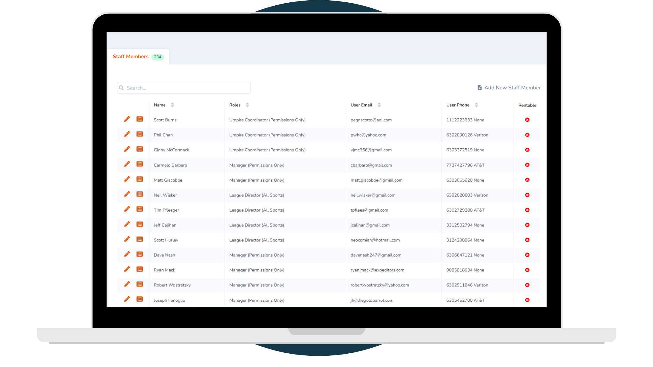Correct Mac Template with Blue Circle Staff Member Management